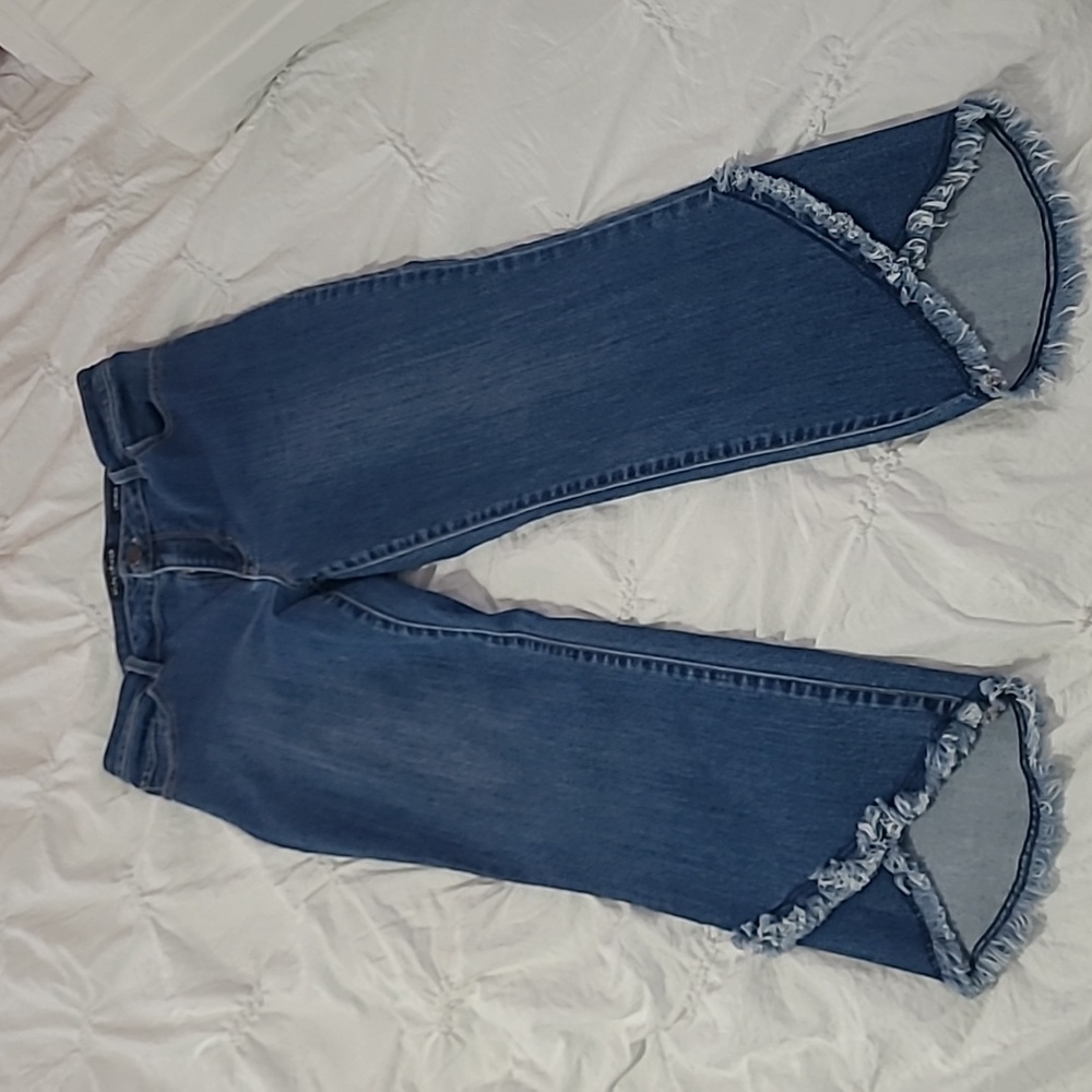 Cropped Denim Capris